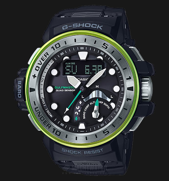 Casio G-Shock GULFMASTER GWN-Q1000MB-1AJF Stainless Steel Resin Band