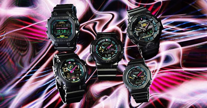 Casio G-Shock GX-56MF-1DR King Kong Multi Fluorescent Accents Tough Solar Digital Dial Resin Band