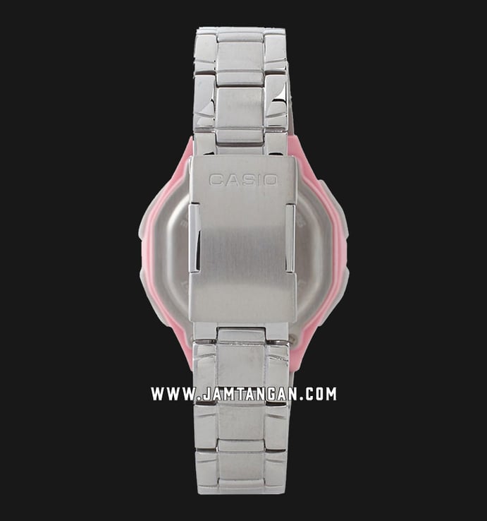 Casio General LCF-10D-4AVDR POPTONE Digital Analog Dial Stainless Steel Strap