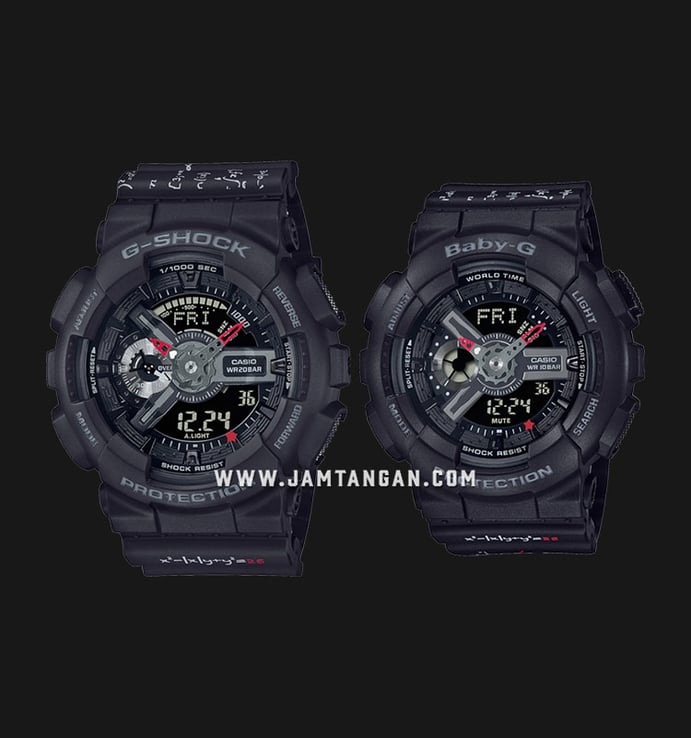 Casio G-Shock Presents Lovers Collection LOV-21A-1AJR Digital-Analog Dial Black Resin Band