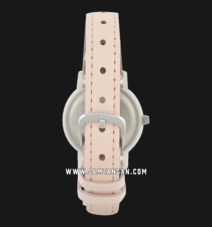 Casio General LQ-139L-4B2DF Ladies White Dial Pink Pastel Leather Band