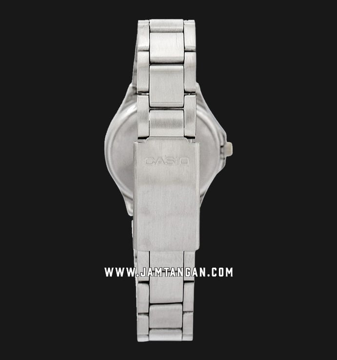 Casio General LTP-1130A-7ARDF - Enticer Ladies - White Dial Silver Stainless Steel