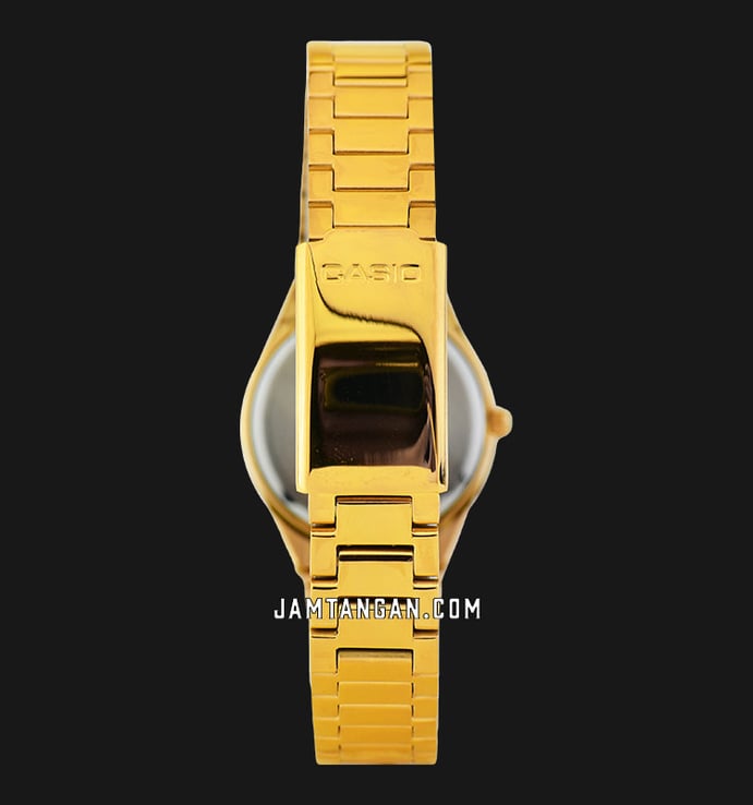 Casio General LTP-1170N-9ARDF Gold Dial Gold Stainless Steel Band