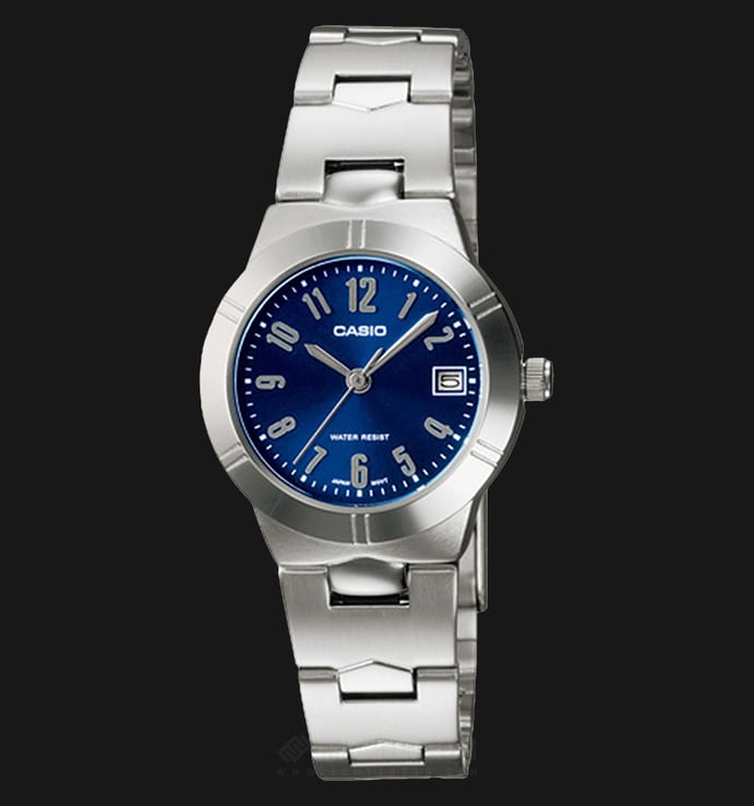 Casio General LTP-1241D-2A2DF Blue Dial Stainless Steel Strap