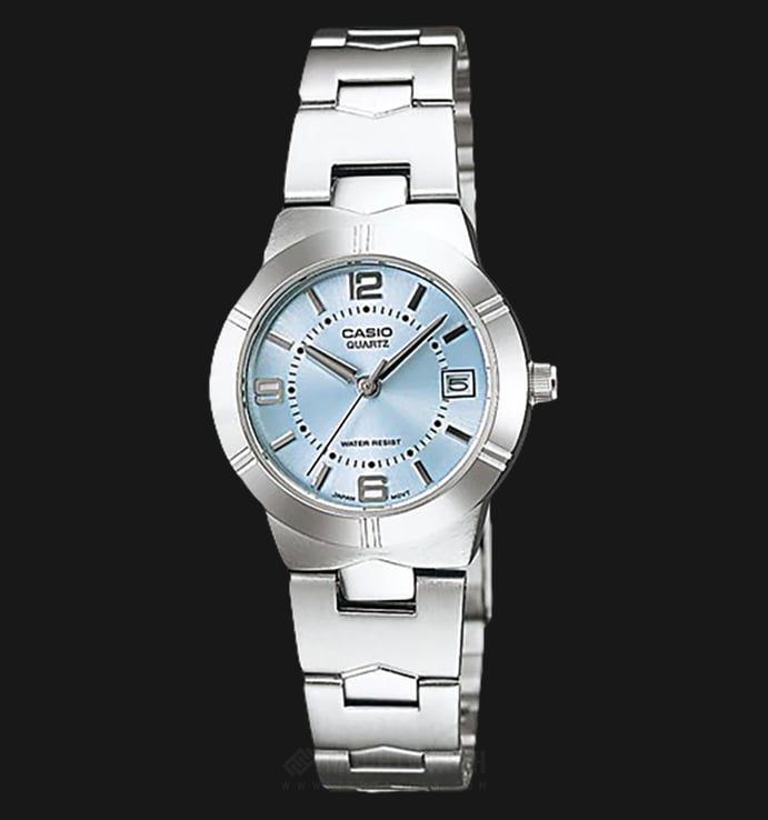 Casio General LTP-1241D-2ADF Blue Dial Stainless Steel Band