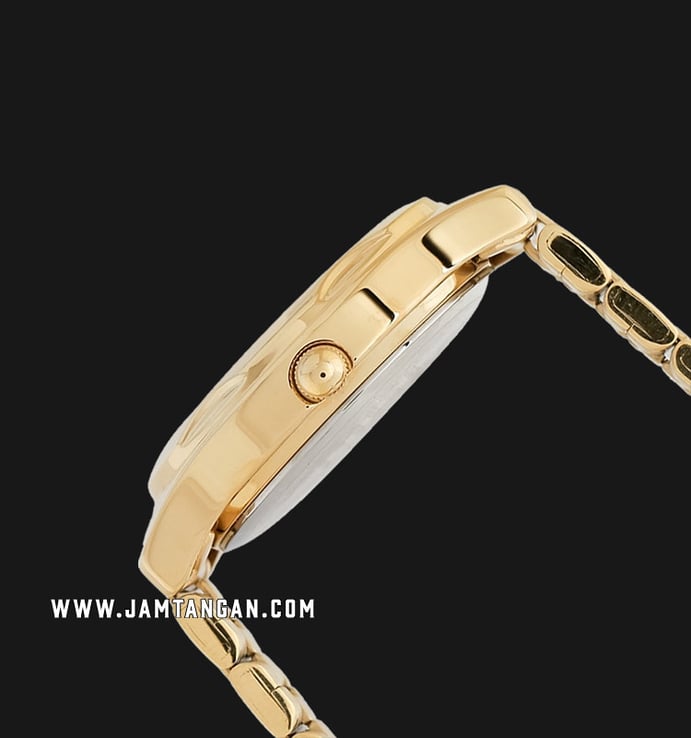 Casio General LTP-1275G-9ADF Enticer Ladies Gold Dial Gold Stainless Steel Strap