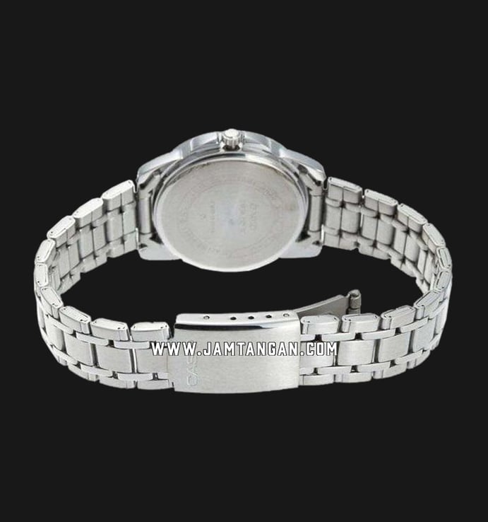 Casio General LTP-1335D-7AVDF Enticer Ladies Silver Dial Stainless Steel Band