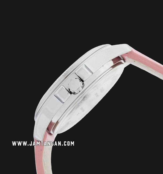 Casio General LTP-2088L-4A2VDF Enticer Ladies Pink Dial Pink Leather Strap