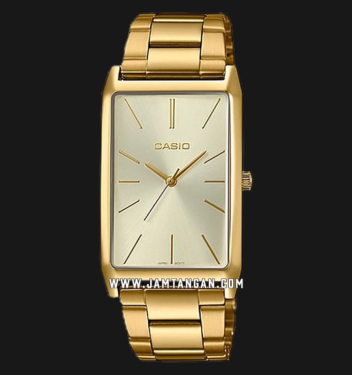 Casio General LTP-E156G-9ADF Ladies Gold Dial Gold Stainless Steel Strap