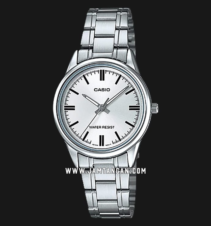 Casio General LTP-V005D-7AUDF Silver Dial Stainless Steel Band