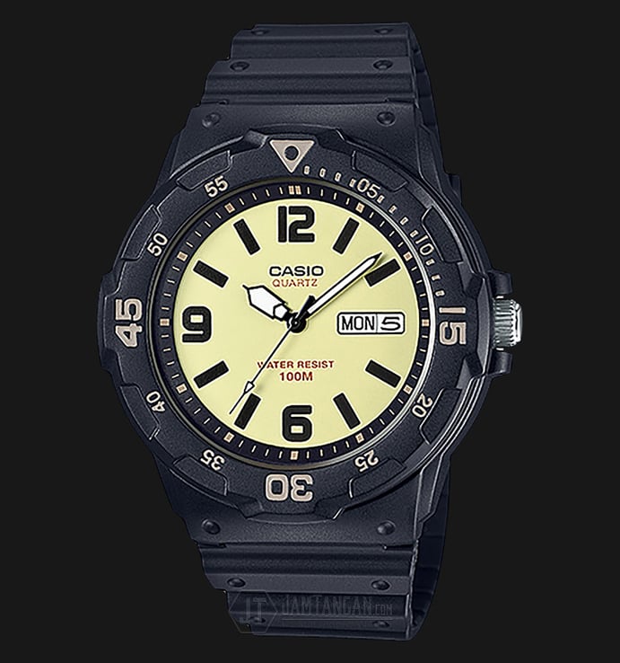 Casio MRW-200H-5BVDF Water Resistant 100M Resin Band