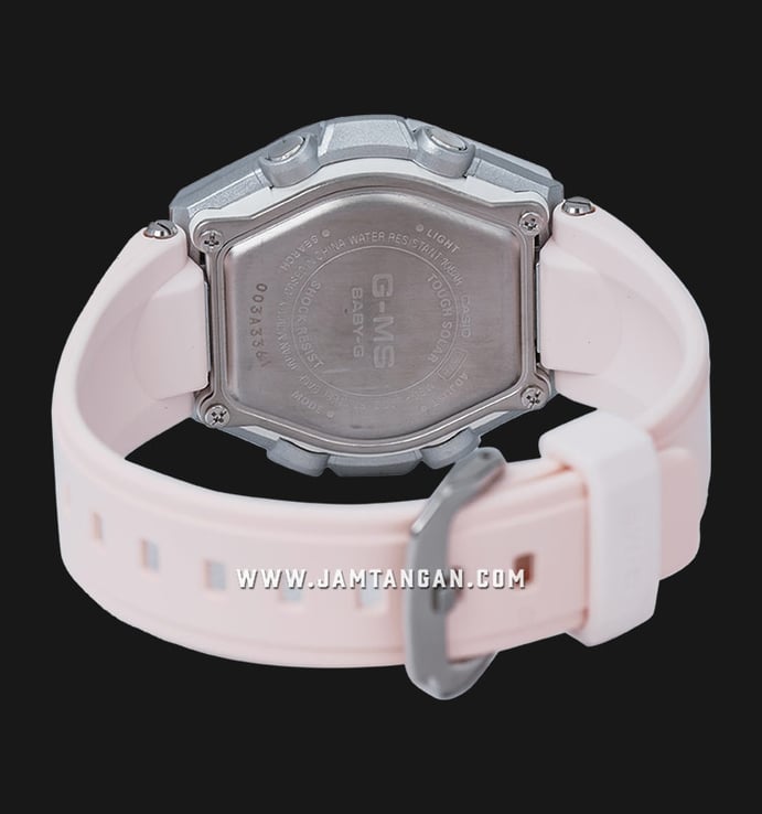 Casio Baby-G MSG Series MSG-S200-4ADR Ladies Digital Analog Dial Pink Resin Band