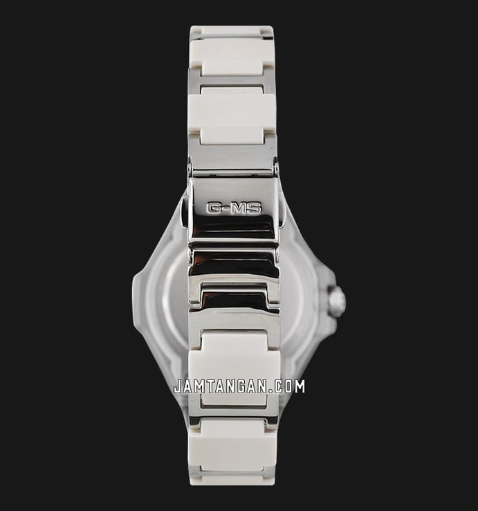 Casio Baby-G MSG Series MSG-S500CD-7ADR Tough Solar Silver Dial Resin With Stainless Steel Band