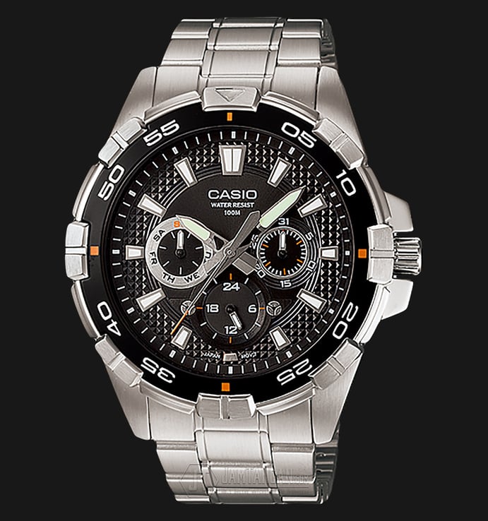 Casio MTD-1069D-1AVDF Stainless Steel Watch