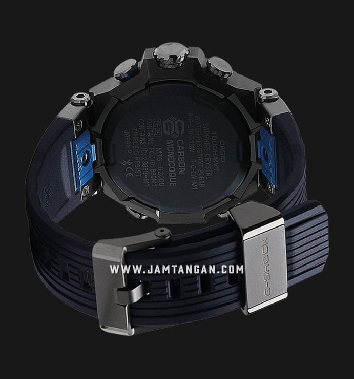 Casio G-Shock MT-G MTG-B2000B-1A2DR Tough Solar Triple G Resist Black Dial Resin Band
