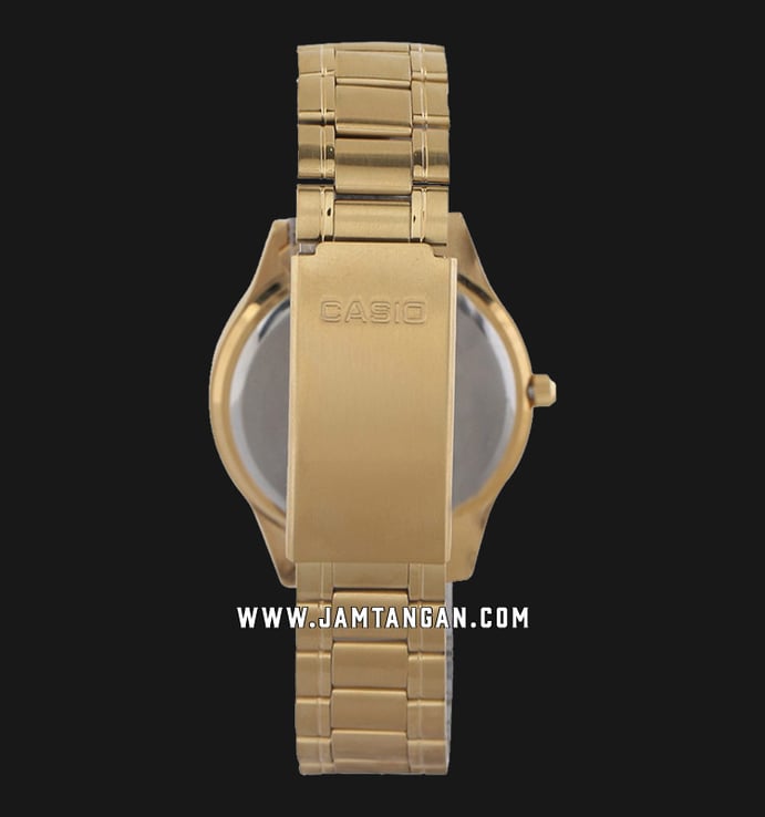 Casio General MTP-1128N-9ARDF Men Gold Dial Gold Stainless Steel Strap