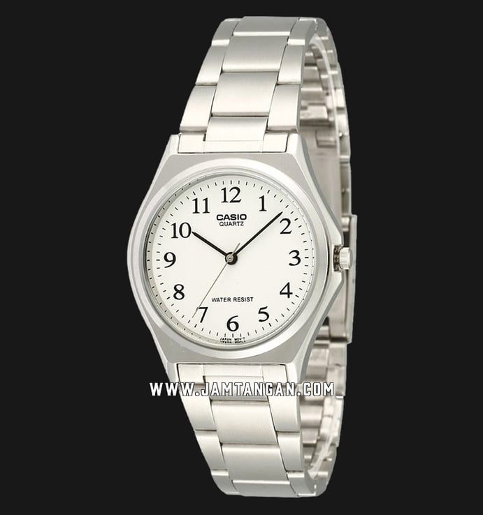 Casio MTP-1130A-7BRDF Enticer Men White Dial Stainless Steel Strap