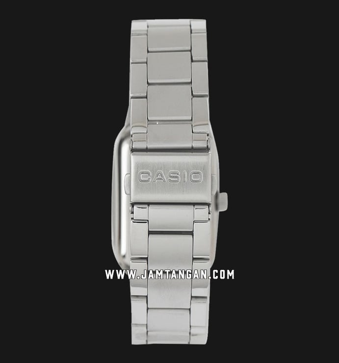 Casio General MTP-1165A-7CDF Enticer Men White Dial Stainless Steel Strap
