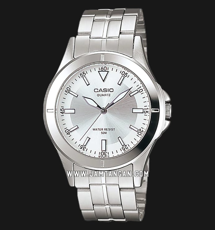Casio General MTP-1214A-7AVDF Enticer Men Silver Dial Stainless Steel Strap