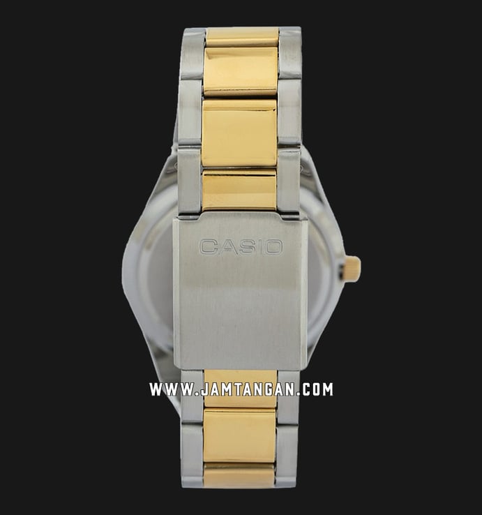 Casio General MTP-1253SG-9ADF Enticer Men Gold Dial Dual Tone Stainless Steel Strap