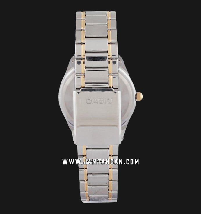 Casio MTP-1275SG-9ADF Enticer Men Gold Dial Dual Tone Stainless Steel Strap