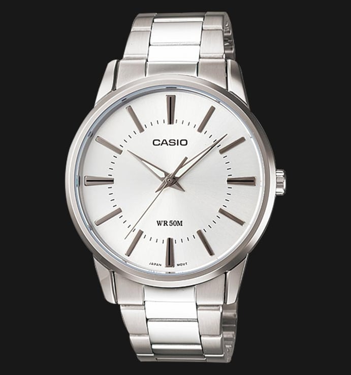 Casio General MTP-1303D-7AVDF Silver Dial Stainless Steel Band