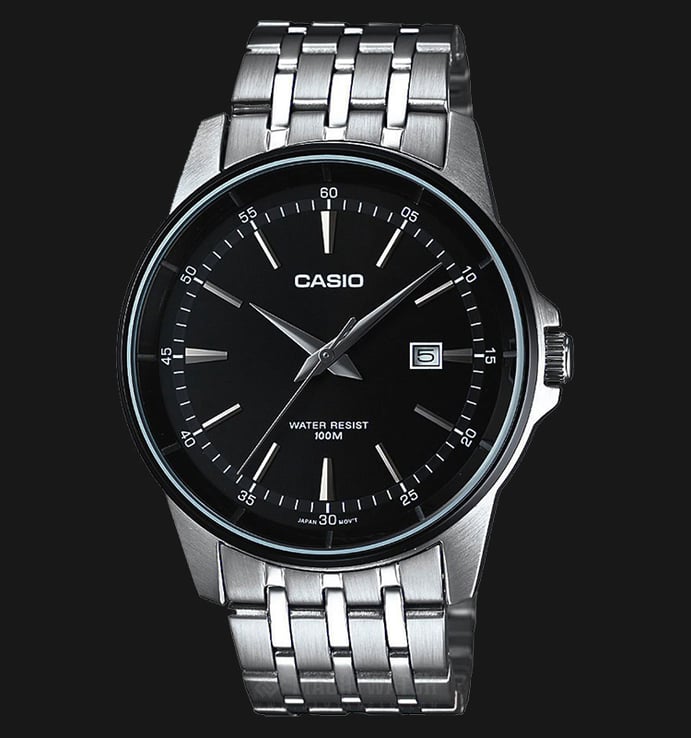 Casio General MTP-1344AD-1A1VDF Men Black Dial Stainless Steel