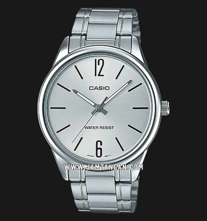Casio General MTP-V005D-7BUDF Silver Dial Stainless Steel Band
