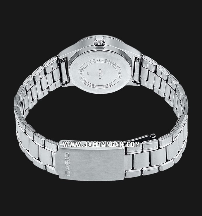 Casio General MTP-V006D-7BUDF White Dial Stainless Steel Band