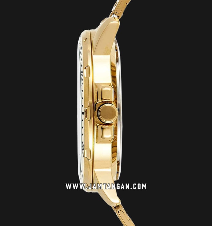 Casio General MTP-VD01G-9EVUDF Men Soft Gold Dial Gold Stainless Steel Band