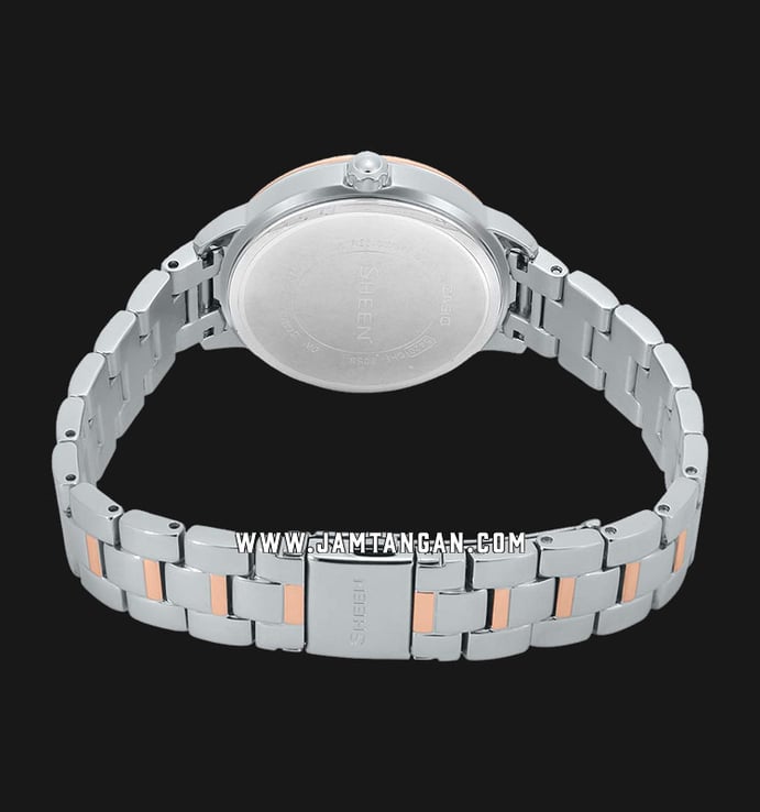 Casio Sheen SHE-3055SPG-4AUDR Mother Of Pearl Dial Stainless Steel Strap