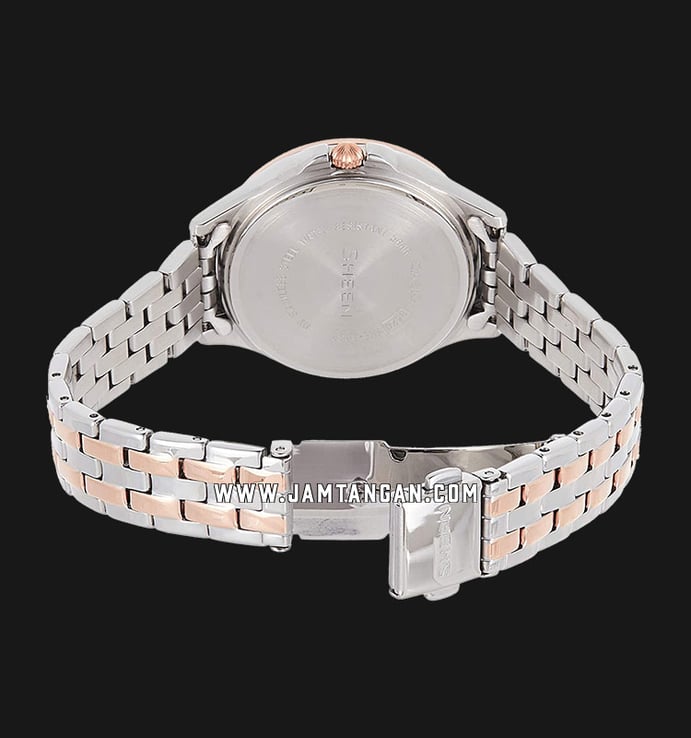 Casio Sheen SHE-3062SPG-7AUDF Silver Dial Dual Tone Stainless Steel Strap