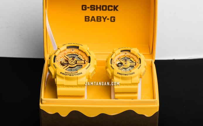 Casio G-Shock SLV-22A-9ADR Honey-themed Summer Lovers Digital Analog Dial Brown Resin Band