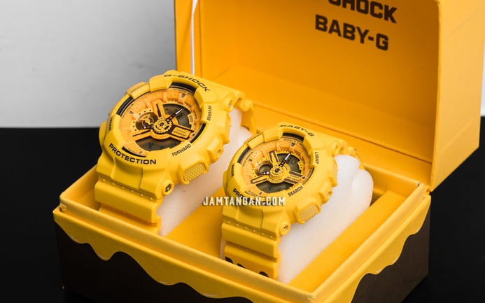 Casio G-Shock SLV-22A-9ADR Honey-themed Summer Lovers Digital Analog Dial Brown Resin Band