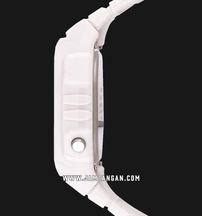 Casio General W-215H-7AVDF Digital Dial White Resin Strap