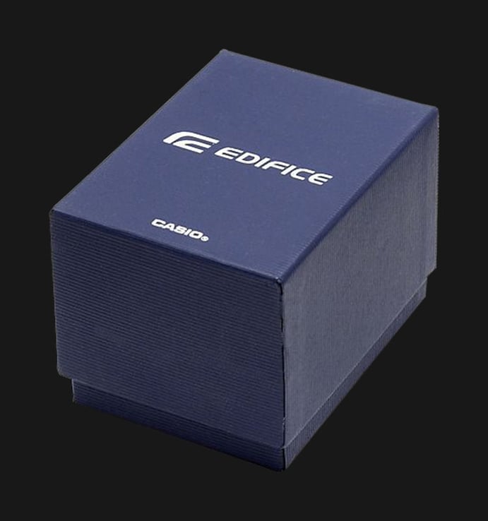 Casio Edifice EFR-546L-2AVUDF Chronograph Man Blue Dial Tan Leather Strap