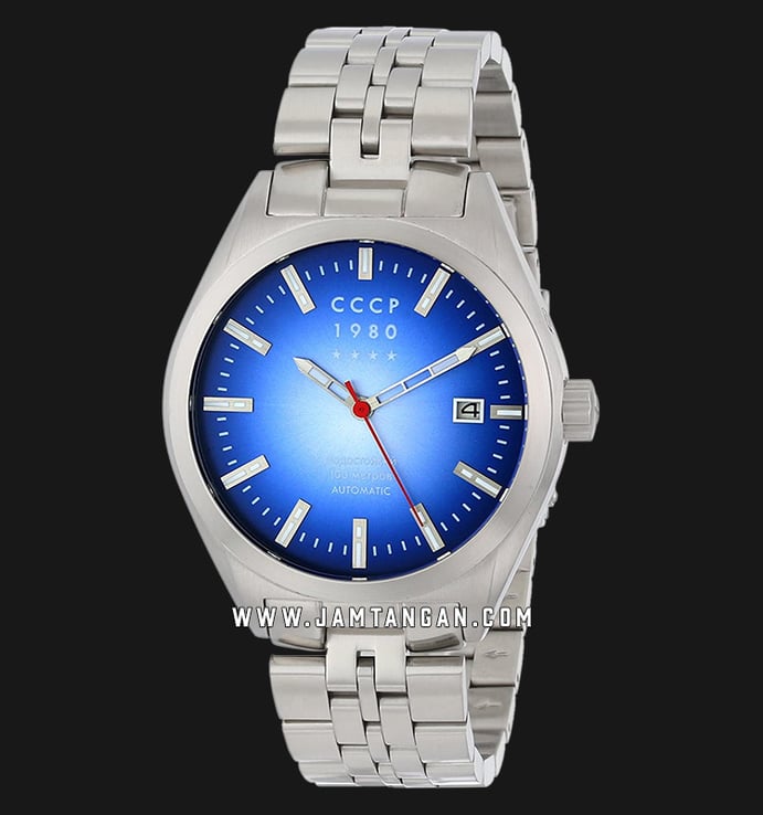 CCCP Shchuka CP-7012-33 Automatic Blue Dial Stainless Steel Strap