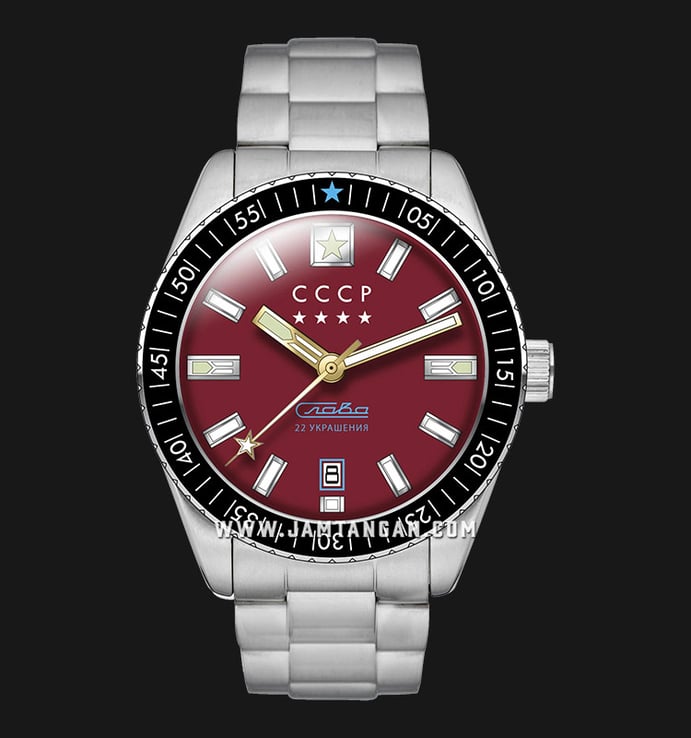 CCCP Kirov CP-7070-33 Automatic Red Dial Stainless Steel Strap
