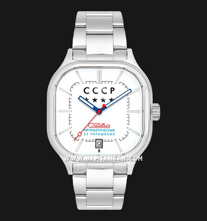 CCCP Tatlin CP-7078-11 Automatic White Dial Stainless Steel Strap