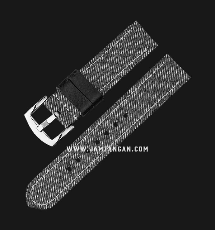 Strap Celdy 20mm CVBLACK-20 with Stainless Steel Buckle
