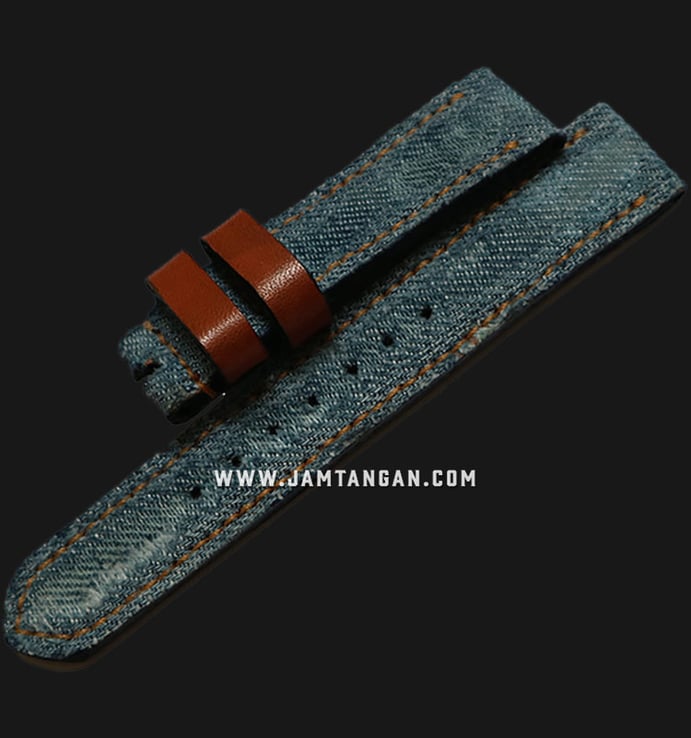Strap Celdy 22mm CVDENIM-22 with Brushed Steel Buckle