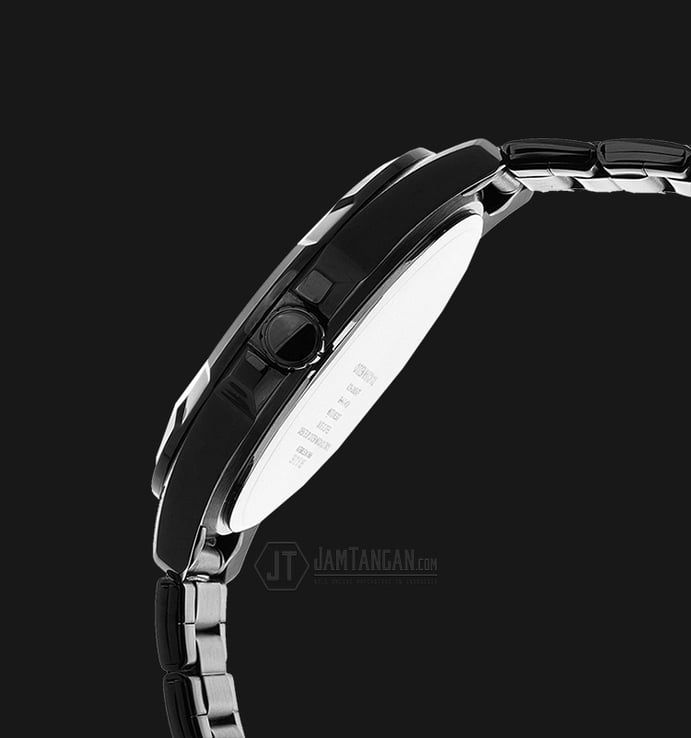 Citizen AG8335-58E Black Dial Black Stainless Steel Bracelet Watch
