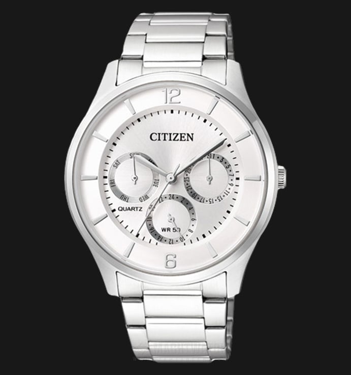 Citizen AG8351-86A Men Silver Dial Stainless Steel Strap