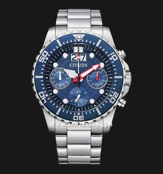 Citizen Chronograph AI7001-81L Blue Dial Stainless Steel Strap