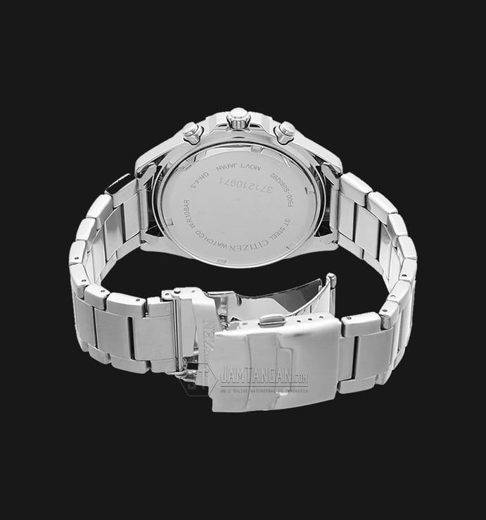Citizen AN7110-56E Chronograph Black Dial Stainless Steel Bracelet Watch