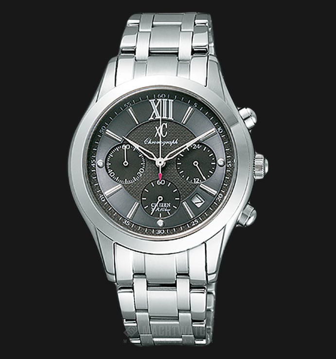 Citizen AN8000-59H xC Men Chronograph Gray Dial Stainless Steel