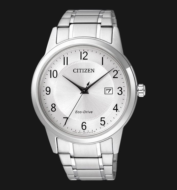 Citizen Eco-Drive AW1231-58B Men Silver Dial Stainless Steel Strap