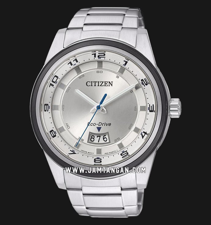 Citizen Eco-Drive AW1274-63A Men Silver Dial Stainless Steel Strap
