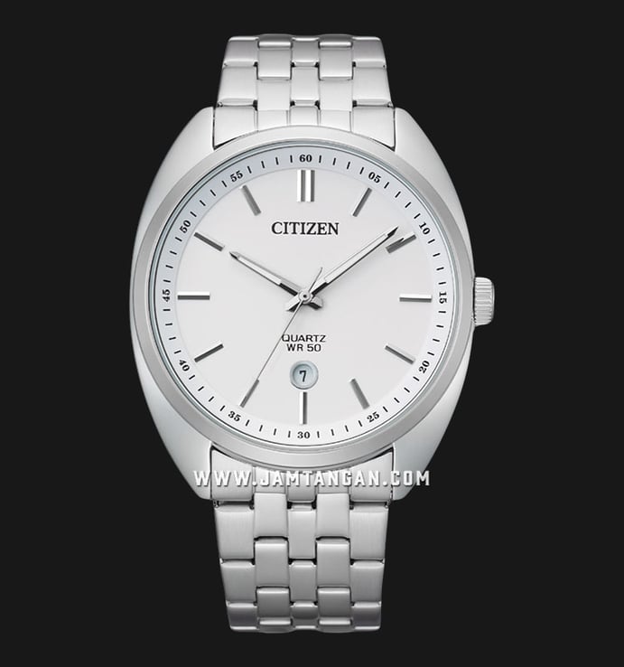 Citizen Classic BI5090-50A White Dial Stainless Steel Strap