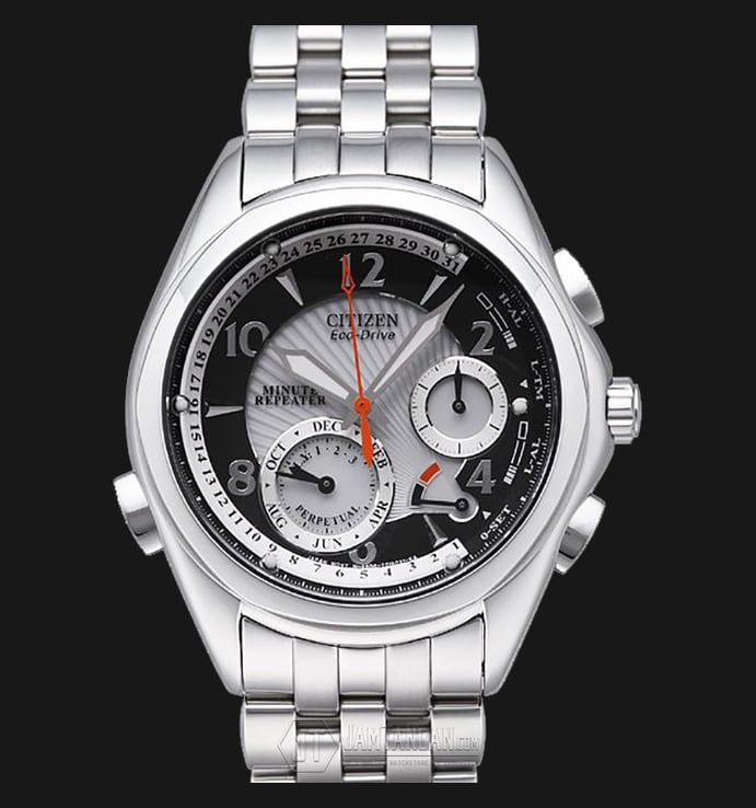 Citizen BL9000-83E Eco-Drive Minute Repeater Perpetual Calendar Stainless Steel 